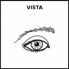 VISTA - Pictograma (blanco y negro)