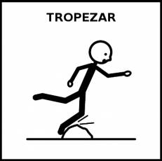 TROPEZAR - Pictograma (blanco y negro)