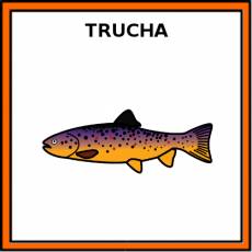 TRUCHA (ANIMAL) - Pictograma (color)