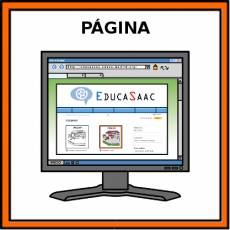 PÁGINA (WEB) - Pictograma (color)