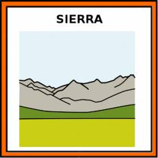 SIERRA (RELIEVE) - Pictograma (color)
