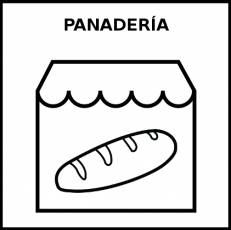 PANADERÍA - Pictograma (blanco y negro)