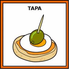 TAPA (COMIDA) - Pictograma (color)
