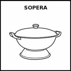 SOPERA - Pictograma (blanco y negro)