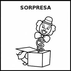 SORPRESA - Pictograma (blanco y negro)