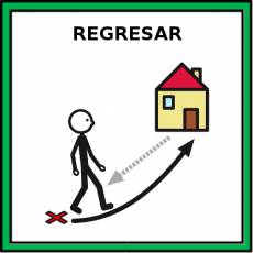 REGRESAR - Pictograma (color)