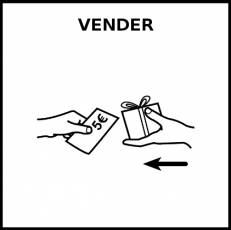 VENDER - Pictograma (blanco y negro)