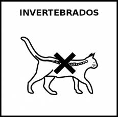 INVERTEBRADOS - Pictograma (blanco y negro)