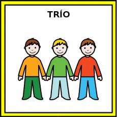 TRÍO (NIÑOS) - Pictograma (color)