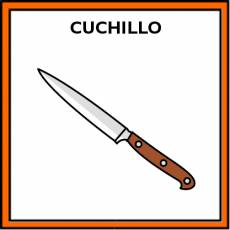 CUCHILLO (DE COCINA) - Pictograma (color)