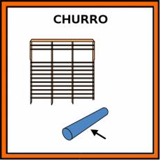 CHURRO (PSICOMOTRICIDAD) - Pictograma (color)