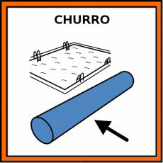 CHURRO (PISCINA) - Pictograma (color)