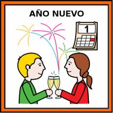 AÑO NUEVO - Pictograma (color)