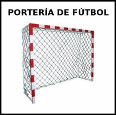 PORTERÍA DE FÚTBOL - Foto