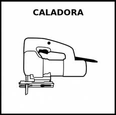 CALADORA - Pictograma (blanco y negro)