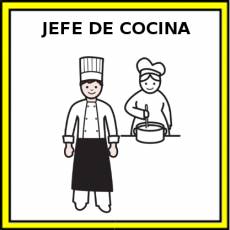 JEFE DE COCINA - Pictograma (color)