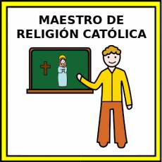 MAESTRO DE RELIGIÓN CATÓLICA - Pictograma (color)