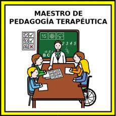 MAESTRO DE PEDAGOGÍA TERAPÉUTICA - Pictograma (color)