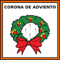 CORONA DE ADVIENTO - Pictograma (color)