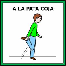 A LA PATA COJA - Pictograma (color)