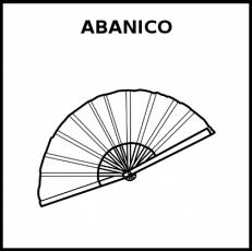 ABANICO - Pictograma (blanco y negro)