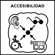 ACCESIBILIDAD - Pictograma (blanco y negro)