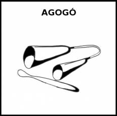 AGOGÓ - Pictograma (blanco y negro)