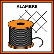 ALAMBRE - Pictograma (color)