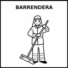 BARRENDERA - Pictograma (blanco y negro)