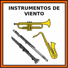 INSTRUMENTOS DE VIENTO - Pictograma (color)
