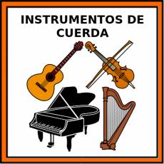 INSTRUMENTOS DE CUERDA - Pictograma (color)