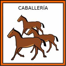 CABALLERÍA - Pictograma (color)