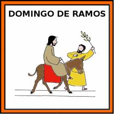 DOMINGO DE RAMOS - Pictograma (color)