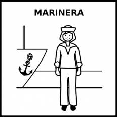 MARINERA - Pictograma (blanco y negro)