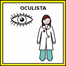 OCULISTA (MUJER) - Pictograma (color)