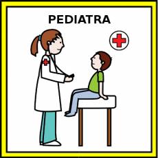 PEDIATRA (MUJER) - Pictograma (color)