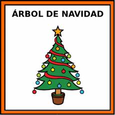ÁRBOL DE NAVIDAD - Pictograma (color)