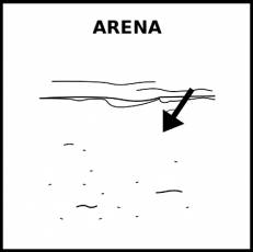 ARENA - Pictograma (blanco y negro)
