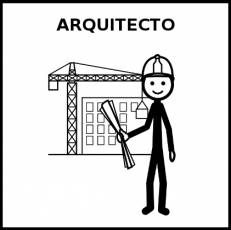 ARQUITECTO - Pictograma (blanco y negro)
