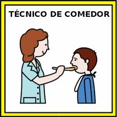 TÉCNICO DE COMEDOR (MUJER) - Pictograma (color)