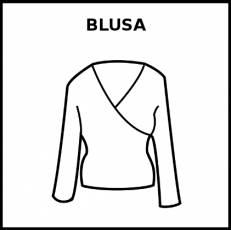 BLUSA - Pictograma (blanco y negro)