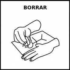 BORRAR - Pictograma (blanco y negro)