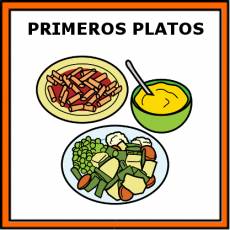 PRIMEROS PLATOS - Pictograma (color)