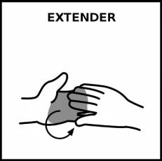 EXTENDER - Pictograma (blanco y negro)