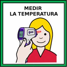 MEDIR LA TEMPERATURA - Pictograma (color)