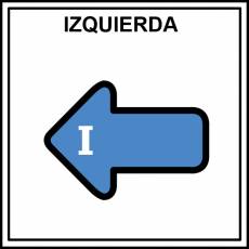 IZQUIERDA - Pictograma (color)