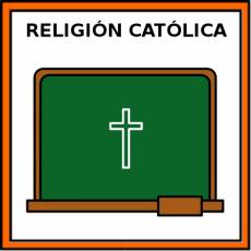 RELIGIÓN CATÓLICA - Pictograma (color)