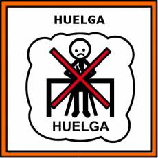 HUELGA - Pictograma (color)