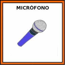 MICRÓFONO - Pictograma (color)