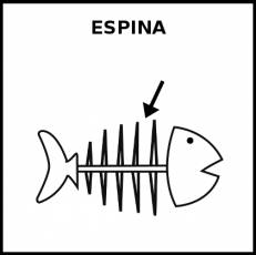 ESPINA - Pictograma (blanco y negro)